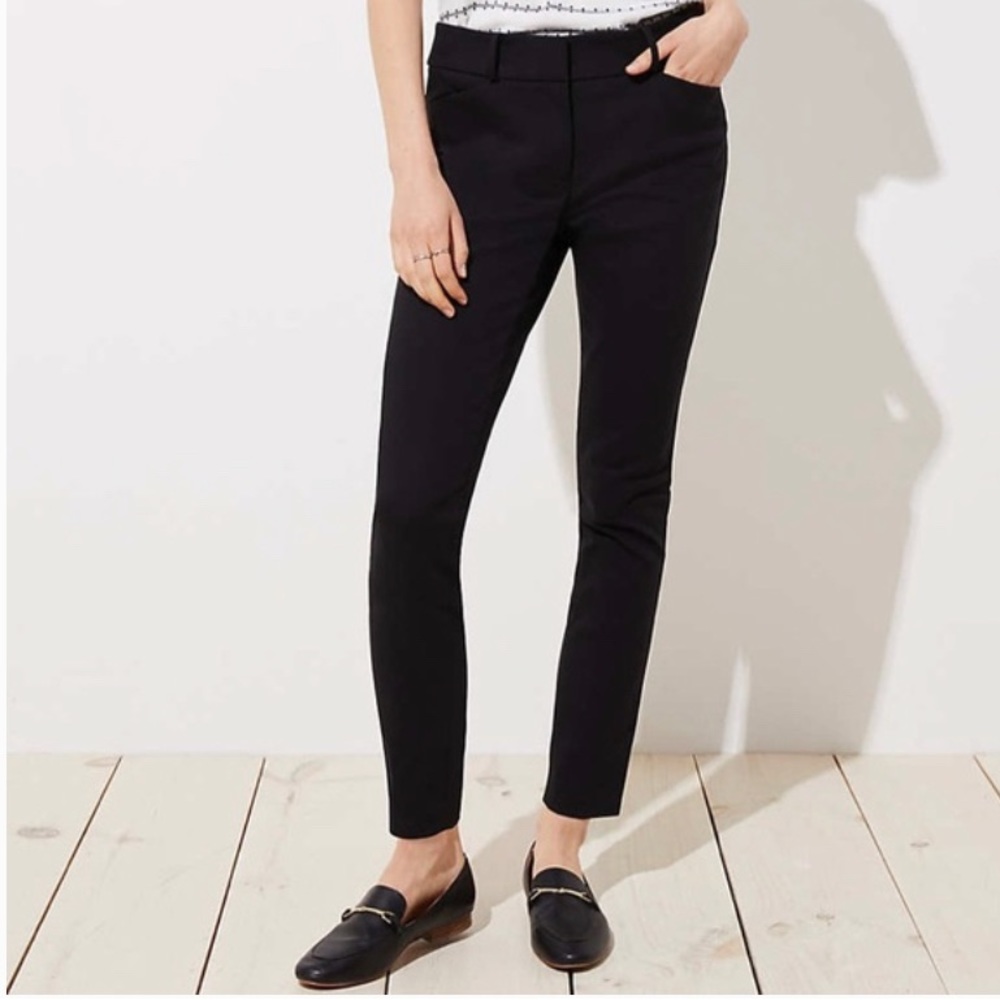 Loft Marisa Skinny Petite Black Trousers